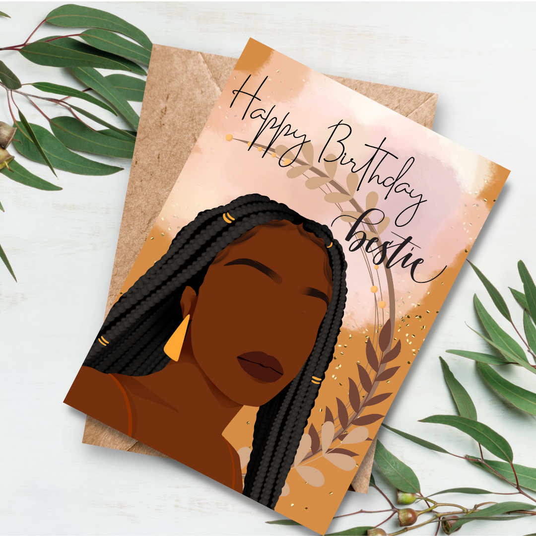 Birthday Best African American Birthday Card