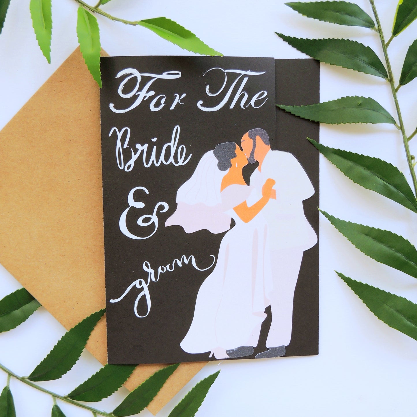For The Bride & Groom Greeting Card