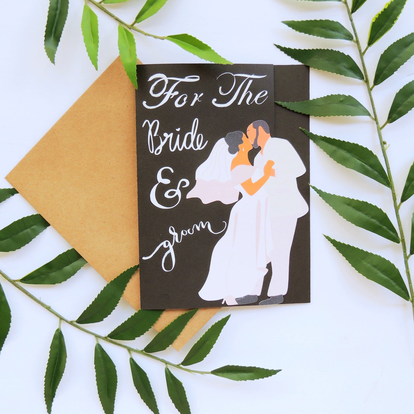 For The Bride & Groom Greeting Card