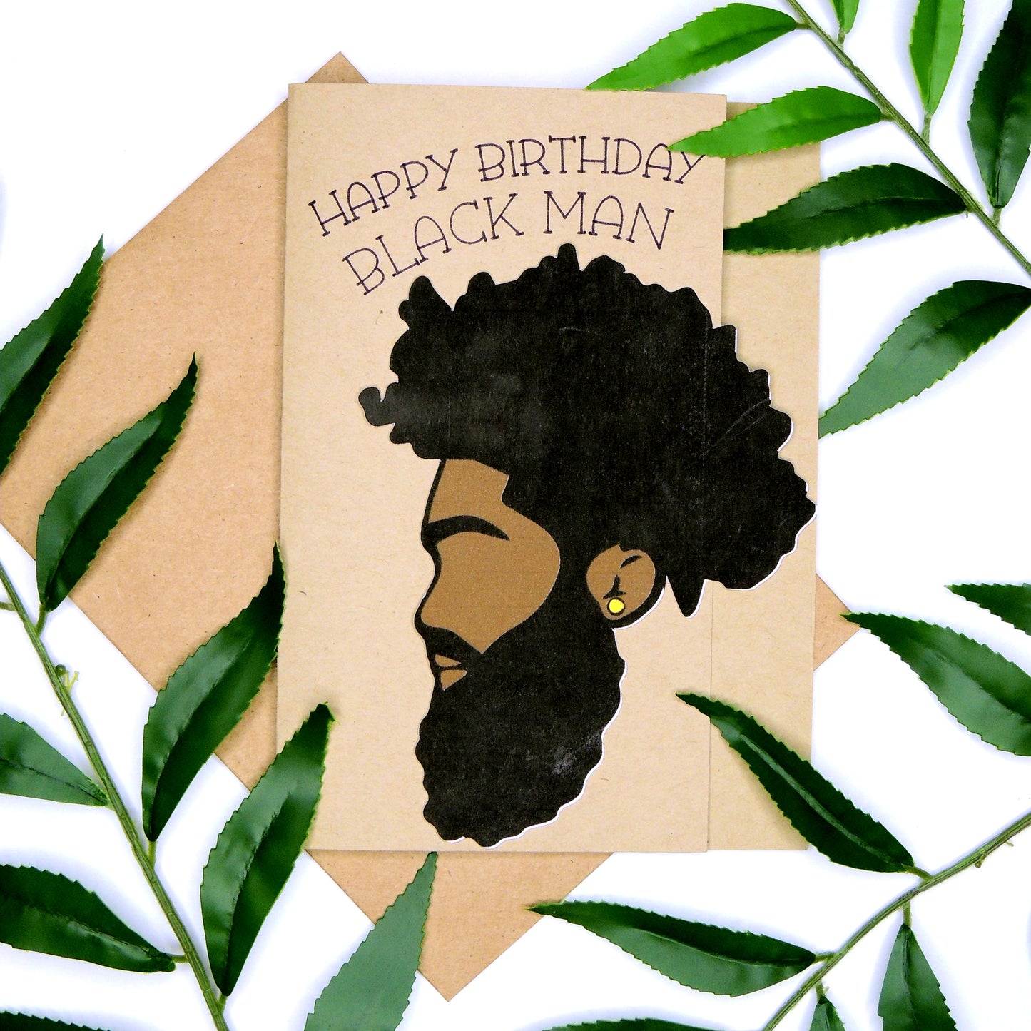 Black Man Birthday Card