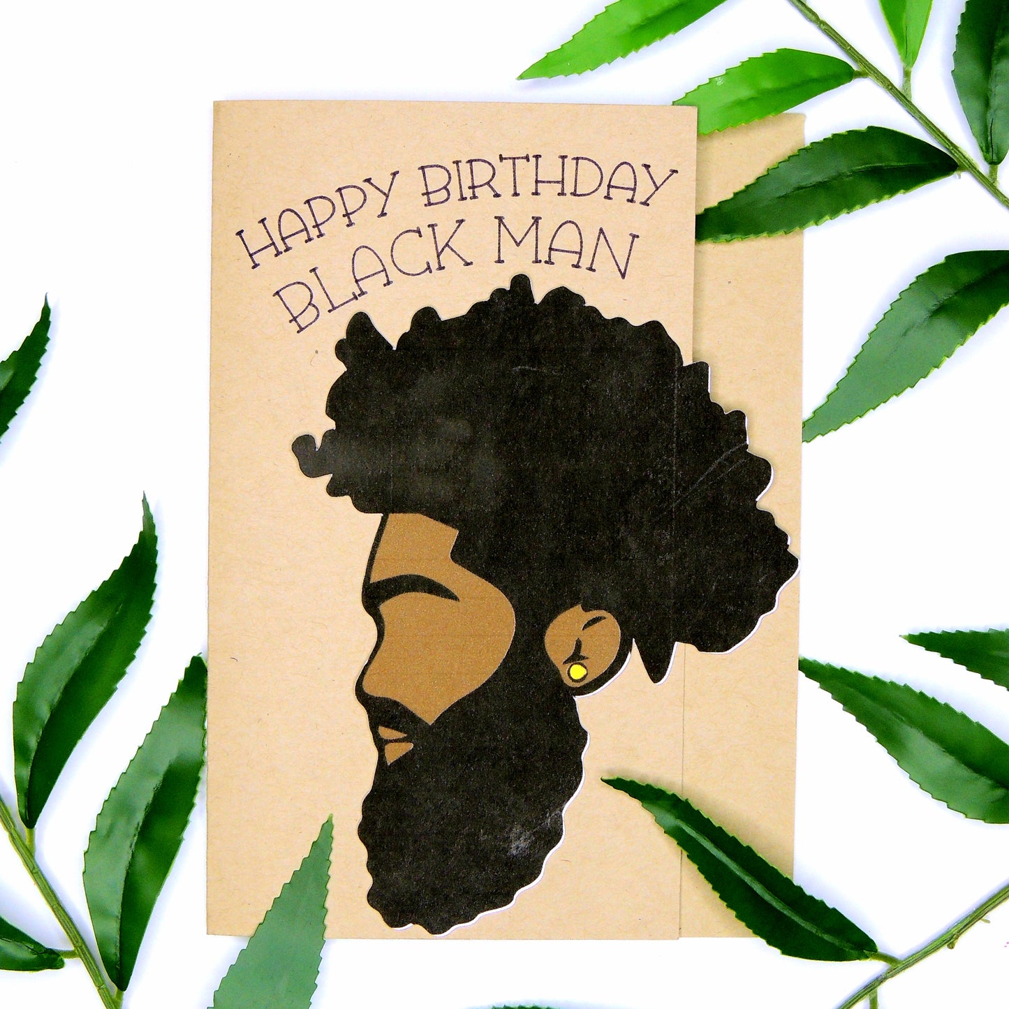 Black Man Birthday Card