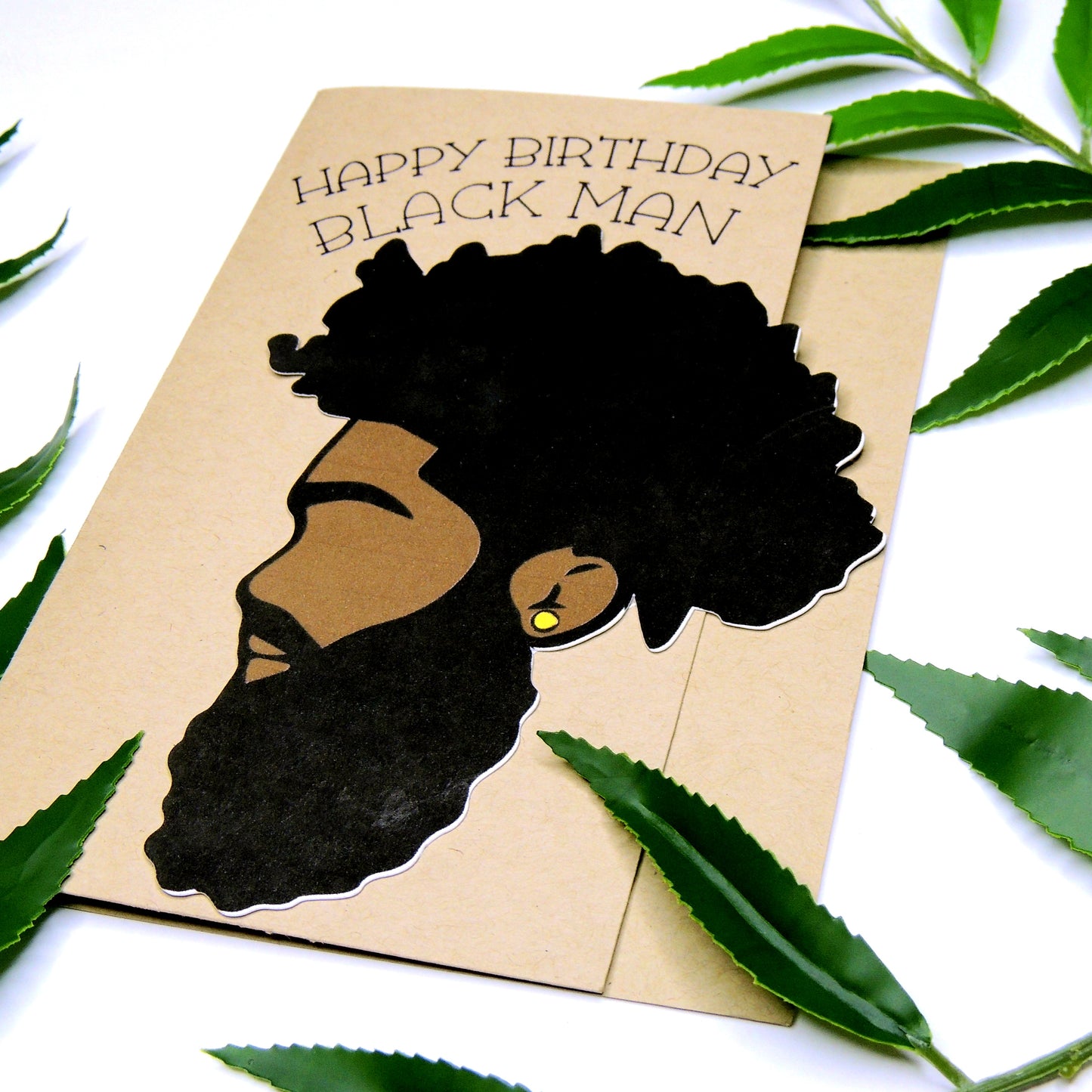 Black Man Birthday Card