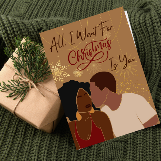 Romantic Couple Holiday Card