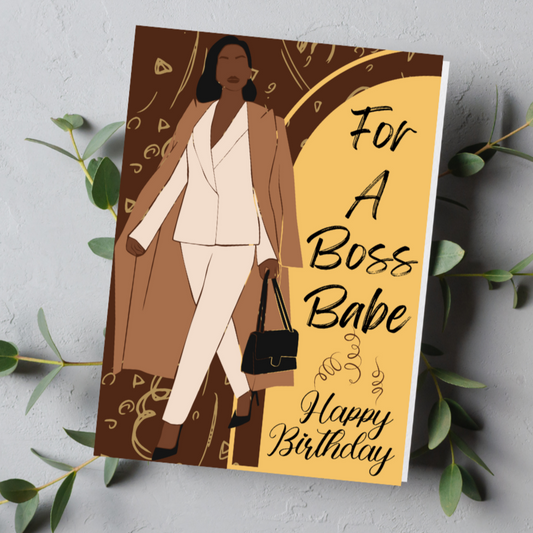 Boss Babe Birthday Card